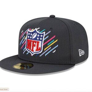 NFL New Era 2021 Crucial Catch 59FIFTY Snapback Hat Charcoal Size 7 3/4 NWOT